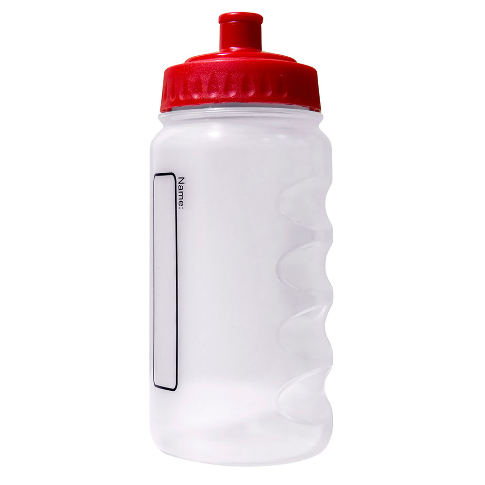 Water Bottle printed with School logo, select lid colour