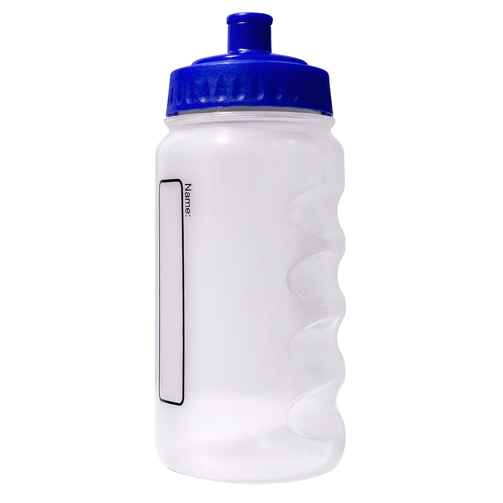 Water Bottle printed with School logo, select lid colour