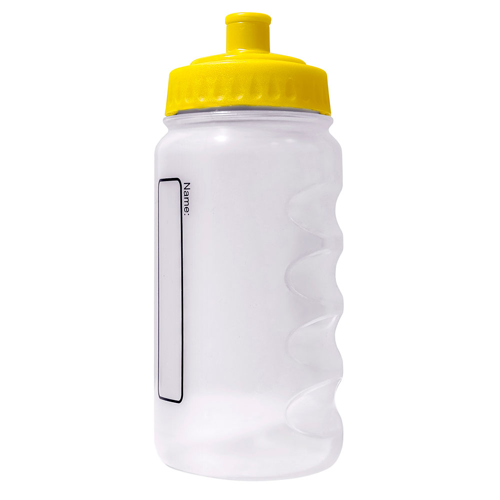 Water Bottle printed with School logo, select lid colour